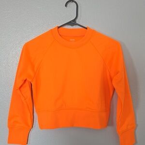 x Karla | The Crop Sweatshirt In Neon Orange Size Small NWT